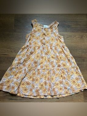 Little Co Floral Sleevless Flower Dress
